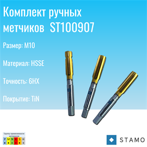{{photo.Alt || photo.Description || 'Комплект ручных метчиков STAMO M10 ST100907'}}