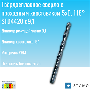 {{photo.Alt || photo.Description || 'Сверло STAMO STD4420 d9,1'}}