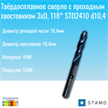Сверло STAMO STD2410 d10,4 STD2410 d10,4